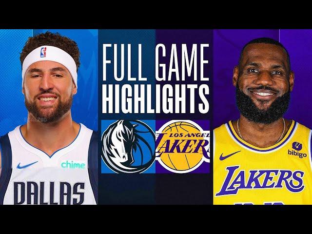 LAKERS vs MAVERICKS FULL GAME HIGHLIGHTS | October 9, 2024 | 2024 NBA PreSeason Full Highlights 2K25