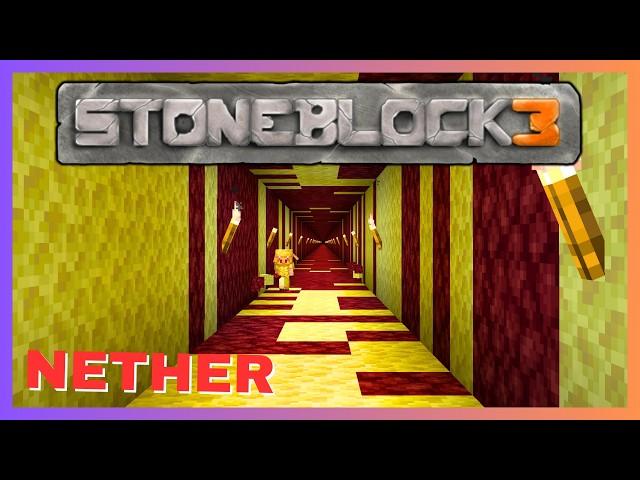 Stoneblock 3 Adventures: Surviving the Underground Nether!