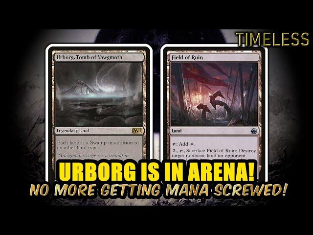 Urborg Makes Mana Better! Mono Black Control! | Timeless BO3 Ranked | MTG Arena