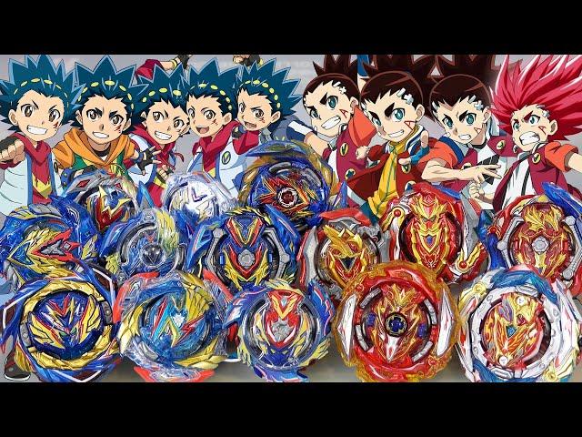 VALT VS AIGA FINALE! | All Valkyrie Evolutions VS All Achilles Evolutions BATTLE! | Beyblade Burst