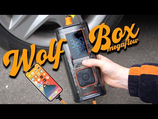 WOLFBOX MegaFlow 24 Pro - Portable Tyre Inflator & Power Bank