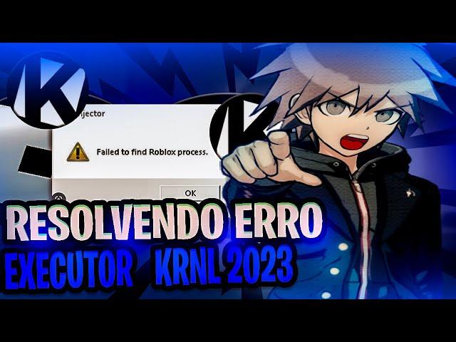 Como Resolver failed to find Roblox process krnl-injector do Roblox! l 2023 atualizado TRIGON/KRNL