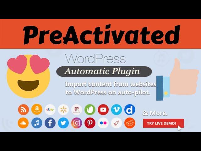 WordPress Automatic Pre Activated Plugin | WP Automatic Latest Version Download | WP Automatic FREE