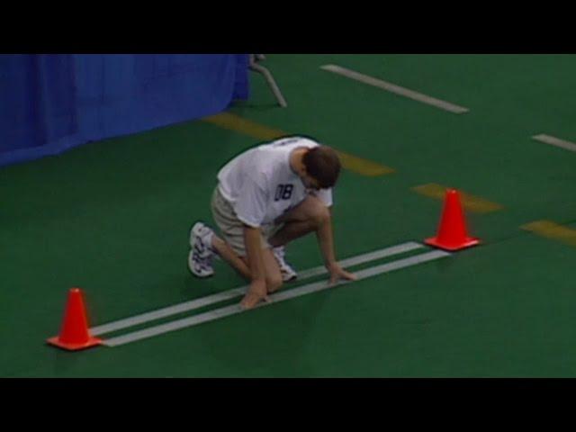 Tom Brady runs 40-yard dash at 2000 NFL Scouting Combine