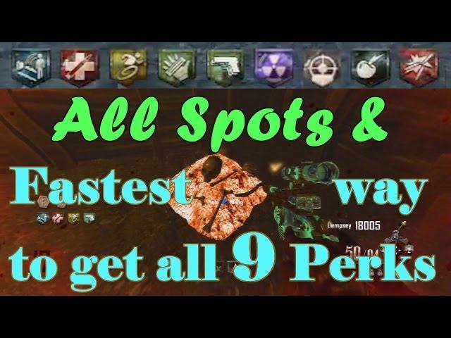 Origins - Fastest Way to Get All 9 Perks, All Red Dig/ Pile Locations & More! - BO2 Apocalypse DLC