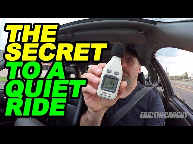 The Secret to a Quiet Ride