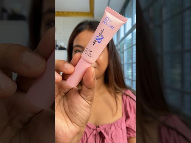 ₹150 Blue Heaven Lip & Cheek Tint Review #makeup #youtubeshorts #shorts