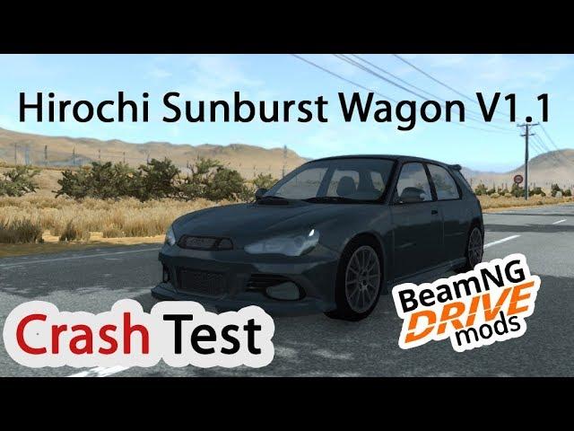 BeamNG - Hirochi Sunburst Wagon V1.1 Crash Test