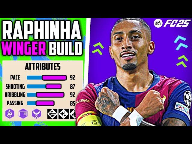 THE *META* BEST RAPHINHA WINGER BUILD EA FC 25 Pro Clubs