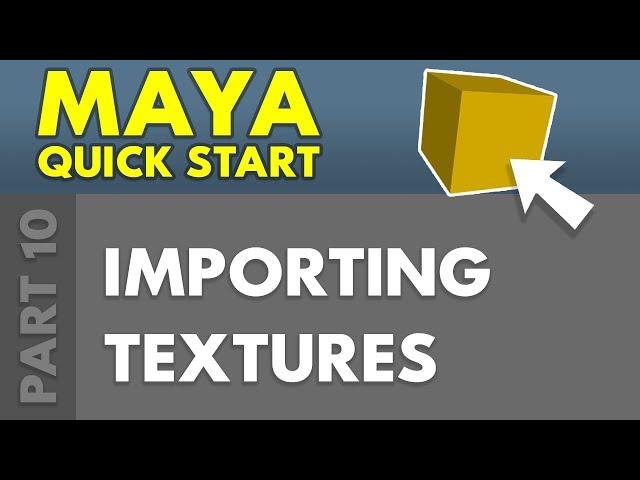 How to import Textures in Maya