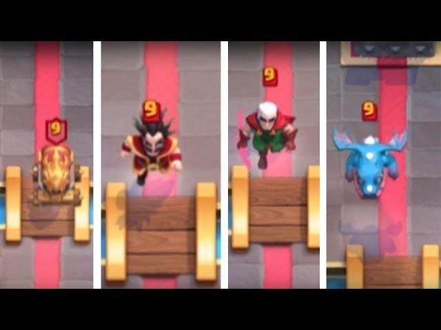 ВСЕ КАРТЫ МАКСИМАЛЬНОГО ЗВЕЗДНОГО УРОВНЯ  СКИНЫ В CLASH ROYALE