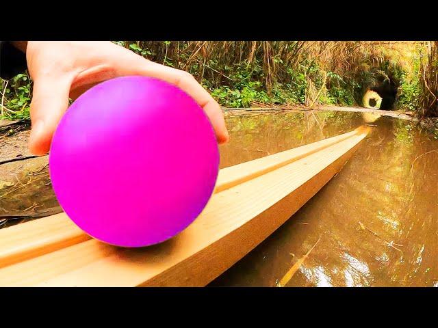 Long Marble Run ASMR In The Water