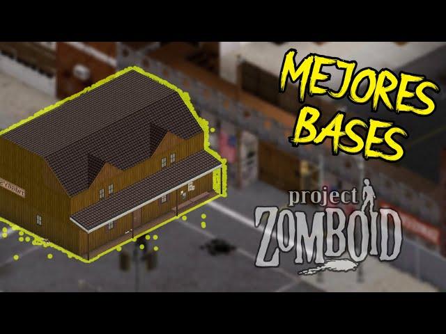 TOP MEJORES ubicaciones para TU BASE en PROJECT ZOMBOID!!