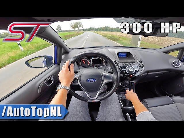 300HP FORD FIESTA ST *BIG TURBO* POV Test Drive by AutoTopNL