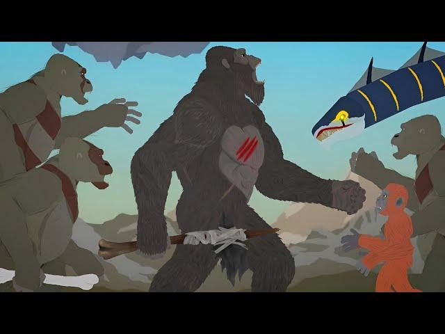 Kong vs Great Apes || Godzilla x Kong: The New Empire (Animation)