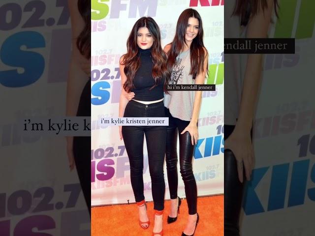 they have changed so much🫶 | #kyliejenner | #kendalljenner | #shorts | #aesthetic