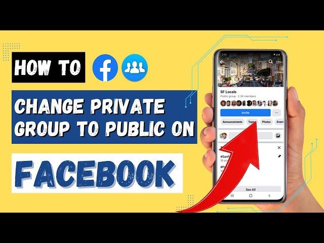 How to Change Your Facebook Group from Private to Public 2025 | Change Private Group to Public Group