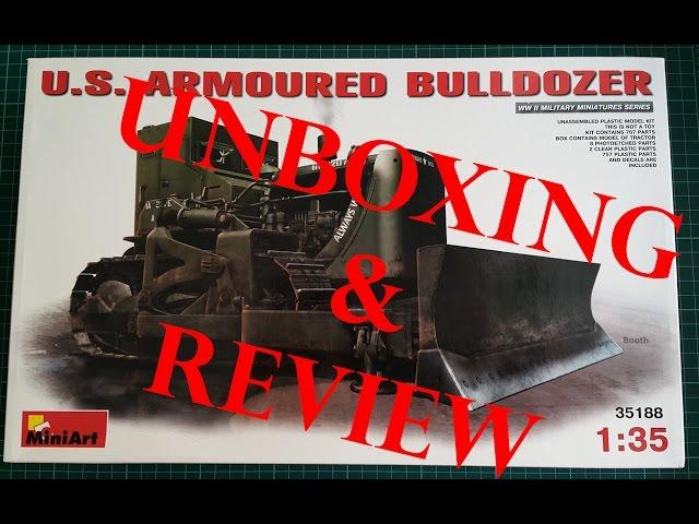 Unboxing of: U.S. Armored Bulldozer Miniart #35188