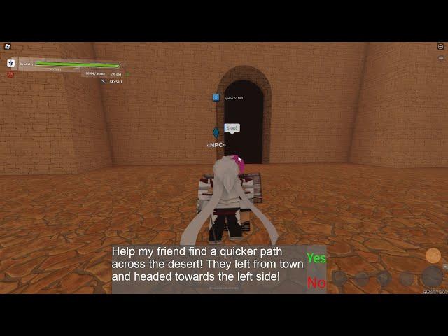 Sword Blox Online: Rebirth | Floor 4 Find Desert Path Quest Guide