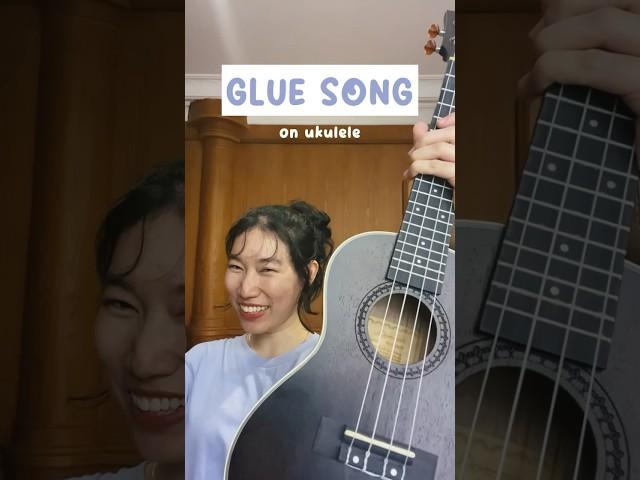 Glue Song tutorial under 1 min #gluesong #beabadoobee #ukulele #ukuleletutorial #ukulelesong