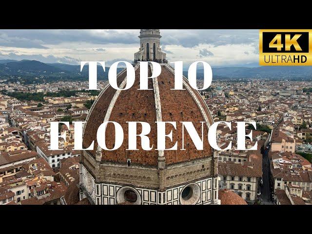 Top 10 Must-Do's in Florence, Italy (4K)