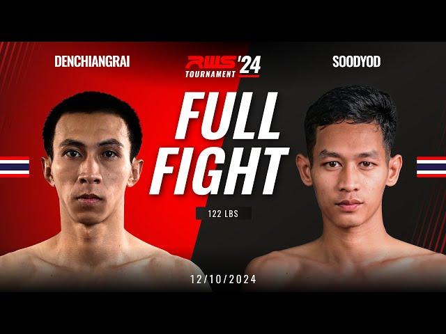 Full Fight l Denchiangrai Yokfa Muay Thai vs Soodyod Petchkiatpetch I RWS