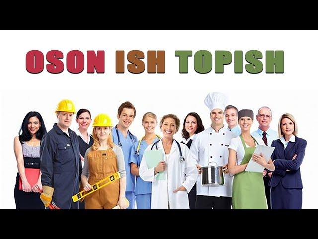 OSON ISH TOPISH / CHET ELDAN ISH TOPISH / Rassiya, Qozog'iston , Amerika,