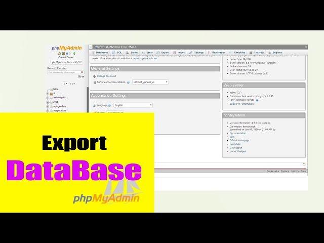 Export MySQL Database from PHPmyAdmin - Complete Backup Guide 2024