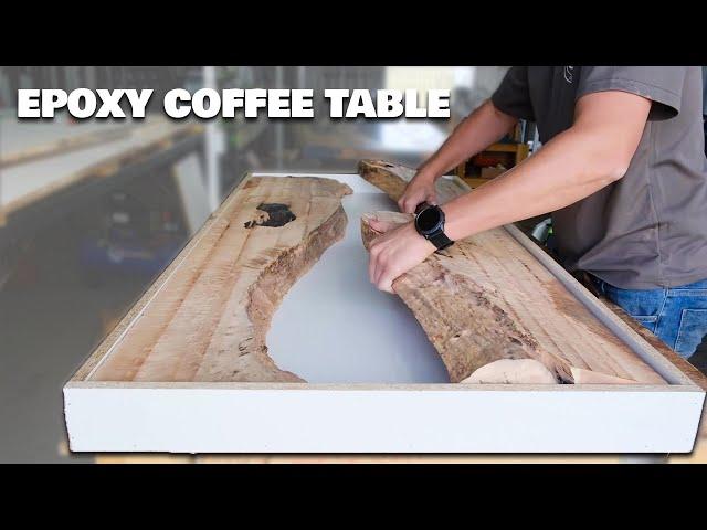 EPOXY COFFEE TABLE BUILD - start to finish