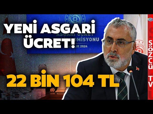 Milyonlar Bekliyordu! Vedat Işıkhan Açıkladı! 2025 Yılı Asgari Ücret 22.104 TL Oldu!