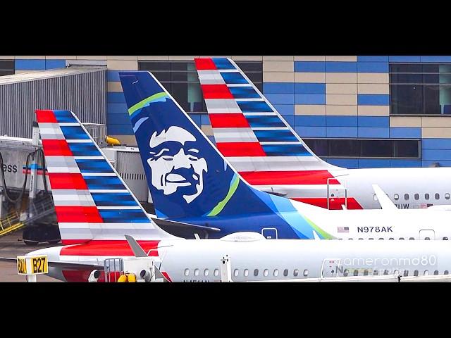 ATC Tower Plane Spotting | Alaska Airlines starts Service | Bahamas | Dec 16/2023