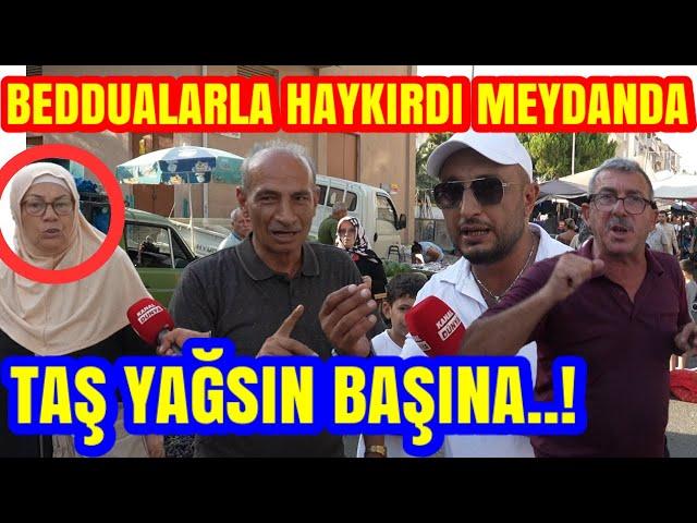 TAŞ YAĞSIN BAŞTAKİLERİN BAŞINA. HALK PAZARI FENA KARIŞTI. İSYAN SÖZLERİ YANKILANDI.