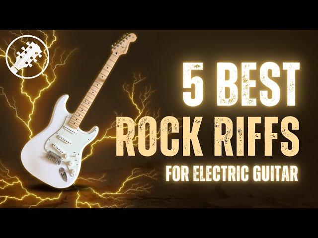 5 Best Rock Riffs for Electric Guitar | Tab