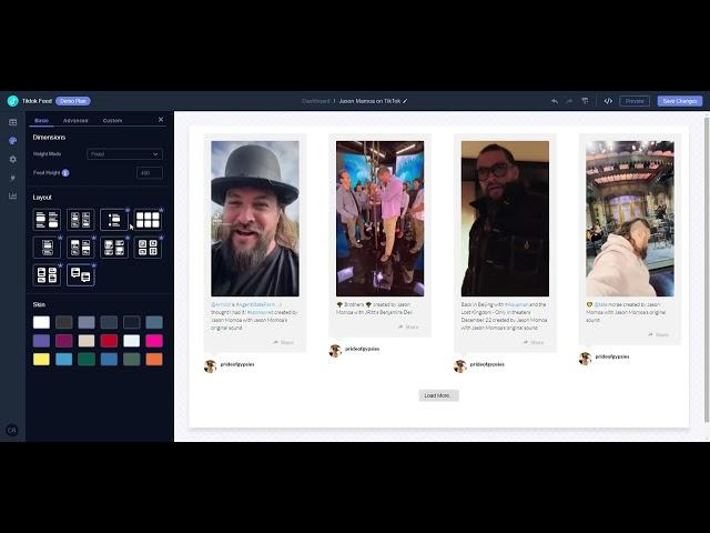 How to Make a TikTok Feed Widget using Common Ninja