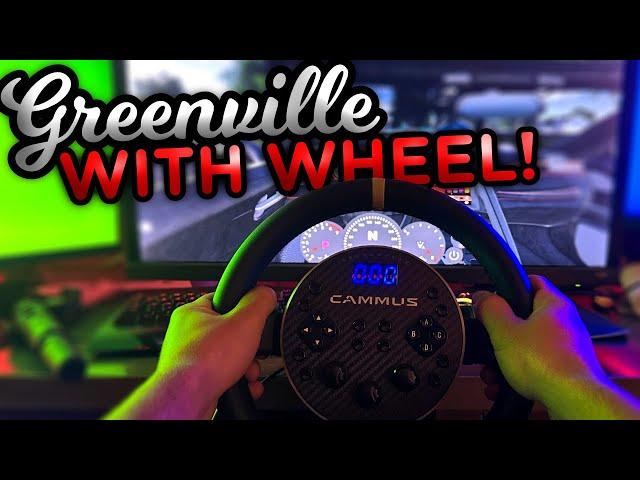 The BEST Steering Wheel experience I have EVER HAD in GREENVILLE! | #Cammus Racing