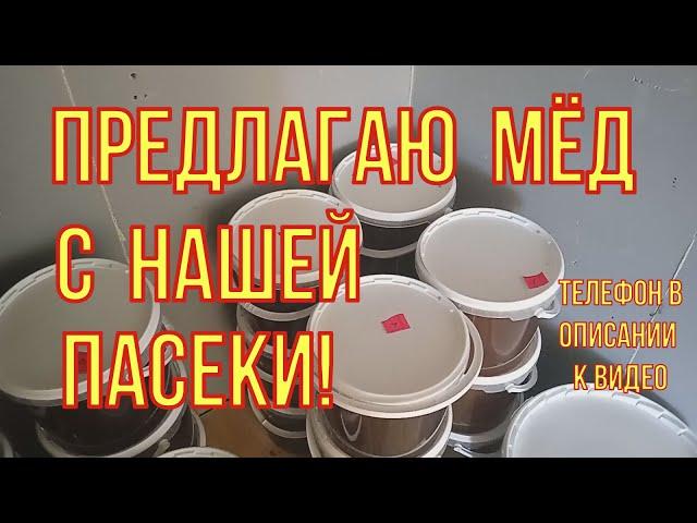 Натуральный мёд с нашей пасеки по мелкооптовой цене.