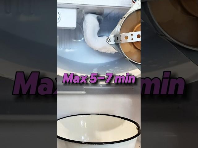 Defrost a refrigerator FAST! #creative  #diy #defrost #refrigeratorcleaning