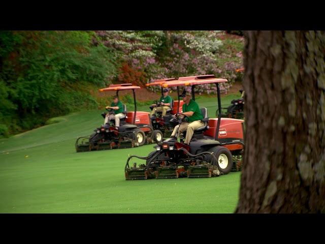 Mower Ballet at Augusta National