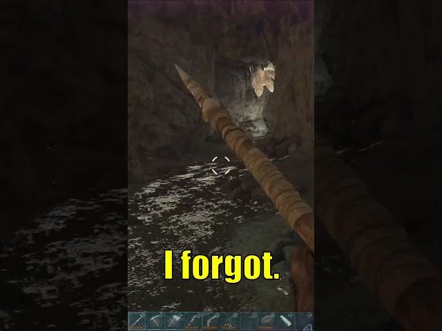 How NOT to do a cave run in Ark 100 Days The Island Harcore