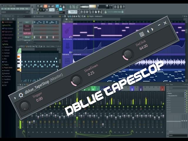 How to use Dblue Tapestop plugin in Fl Studio and Free Download