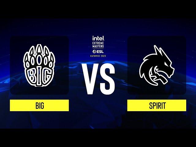 BIG vs. Spirit - Map 1 [Nuke] - IEM Katowice 2023 - Lower bracket