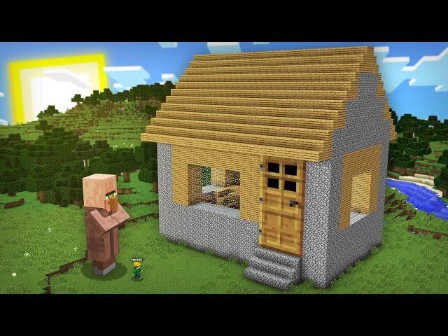 Я ПОСТРОИЛ ОГРОМНЫЙ ДОМ ЖИТЕЛЮ ГИГАНТУ В МАЙНКРАФТ | Риколит Minecraft