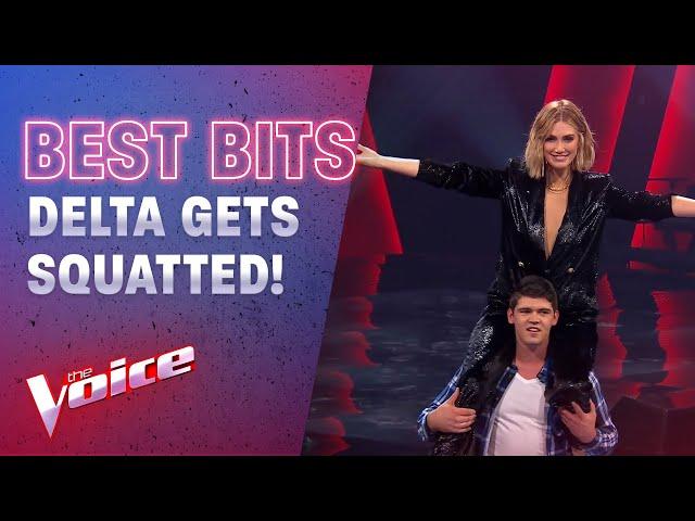 The Blind Auditions: Delta Goodrem Gets Squatted | The Voice Australia 2020