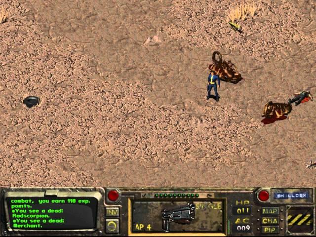 FALLOUT 1 - gameplay part 3 - hardest difficulty - RXQ79