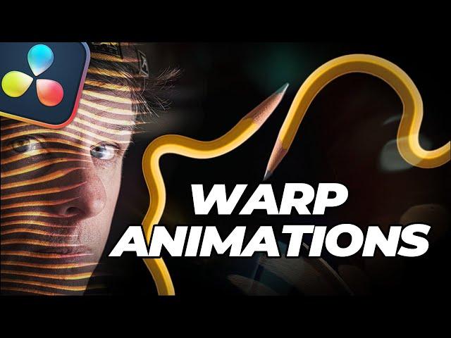 Wacky WARP Animations | Davinci Resolve Tutorial | Fusion