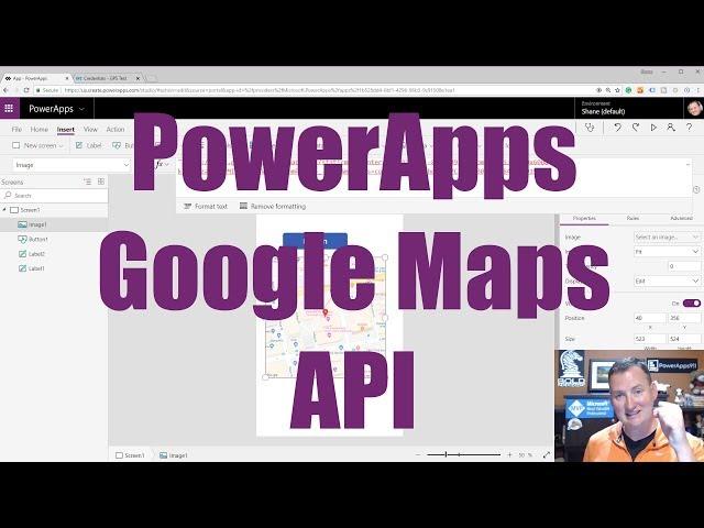 PowerApps Google Maps API - Build your first App