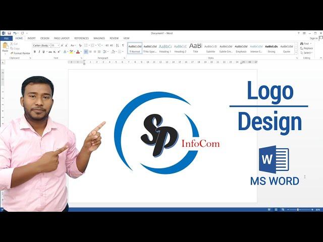 How to Create Logo in MS Word | Logo Design in MS Word | Microsoft Word Logo Design