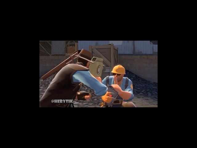 Sniper and Engi Prank Heavy #shorts #sfm #tf2