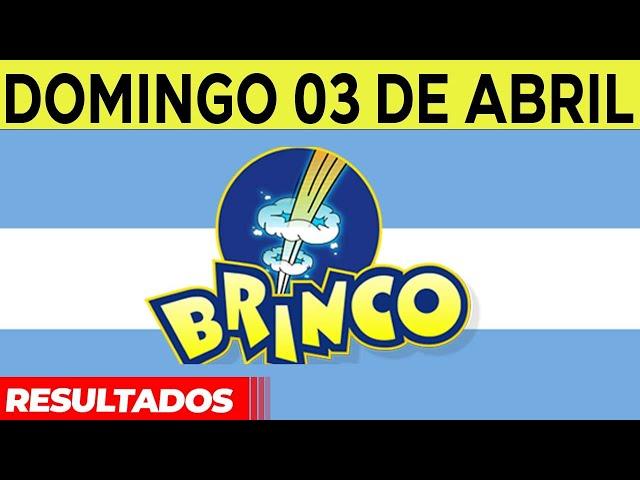 Resultados del sorteo BRINCO del Domingo 3 de Abril del 2022