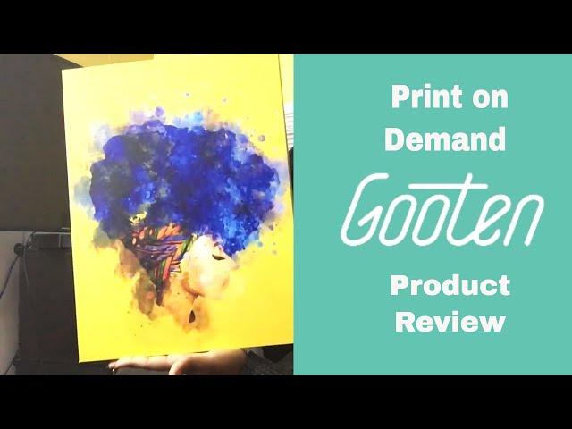 Print on Demand with Gooten - Product print Review